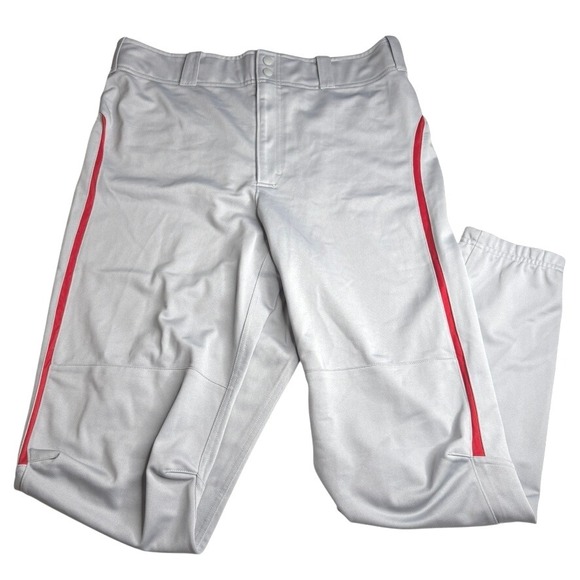 New Nike Mens Baseball Pants with Red Stripe Size Large - Picture 1 of 6